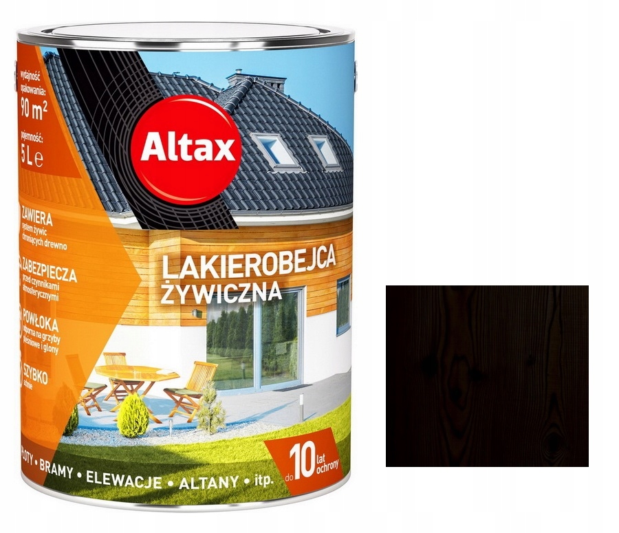 

Altax Lakierobejca Żywiczna 0,75L Heban 10 Lat