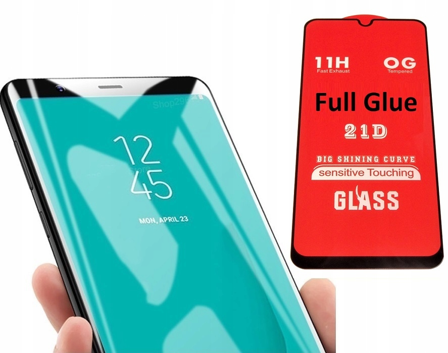 

Szkło 5D Full Glue 9H do Samsung Galaxy A50