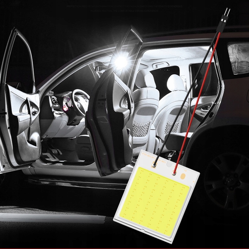 PANEL MODUŁ LED COB 48 CHIP W5W C5W C10W T4W 40x35 Numer katalogowy części 40x35mm