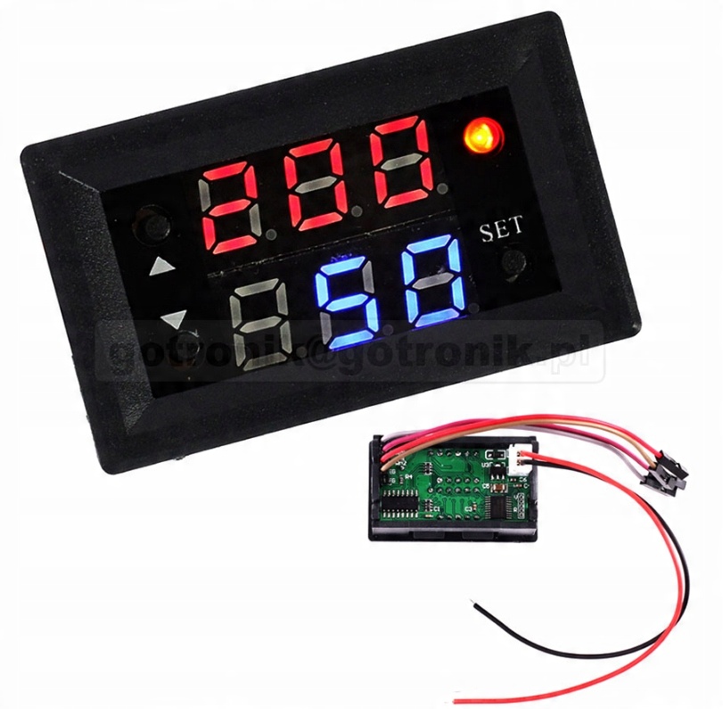

Sterownik Pwm 4V-30V 1Hz-160kHz dwukanałowy z Led