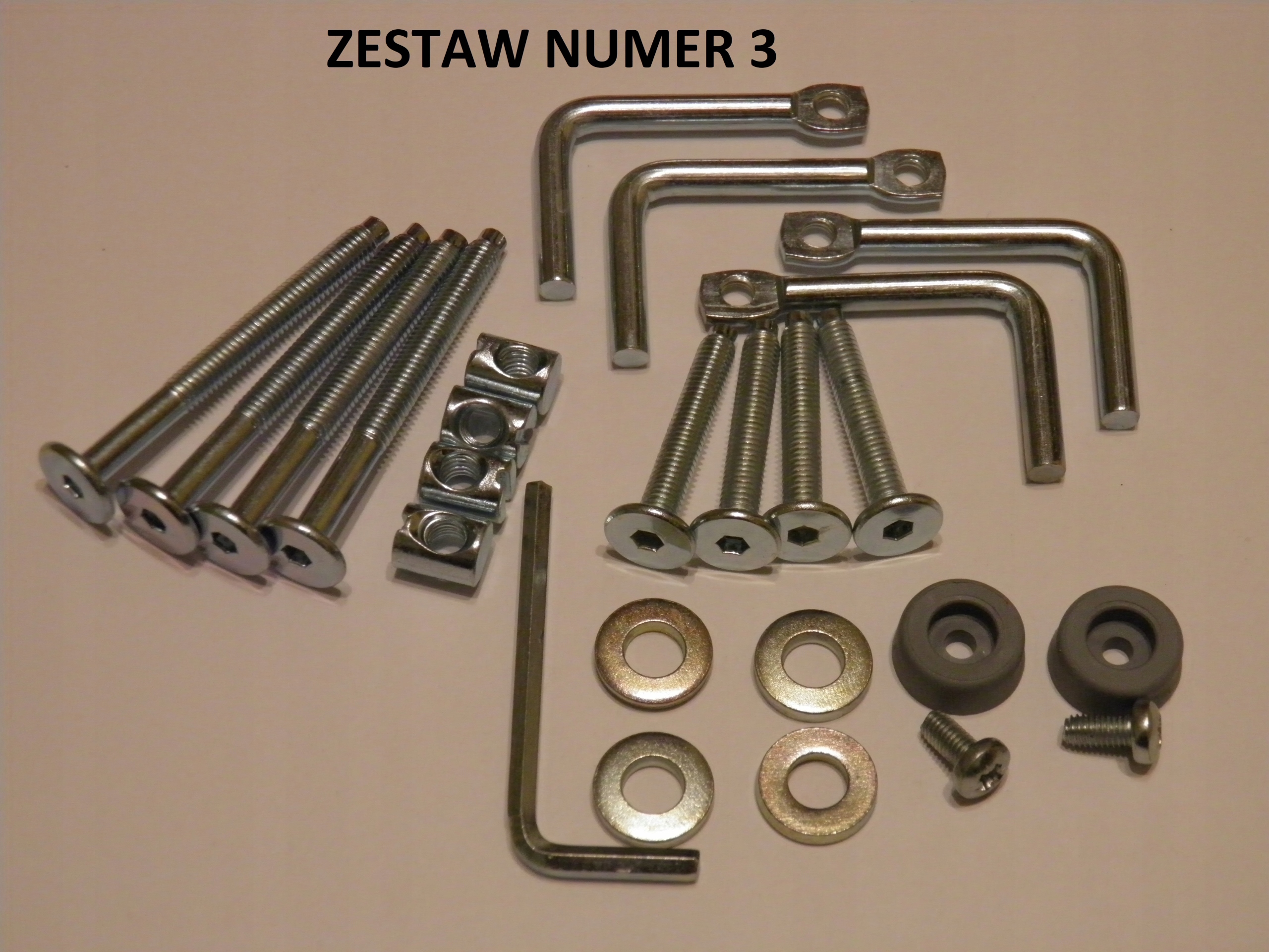 ŚRUBY DO MONTAŻU ŁÓŻECZEK DREWNIANYCH Marka MMM