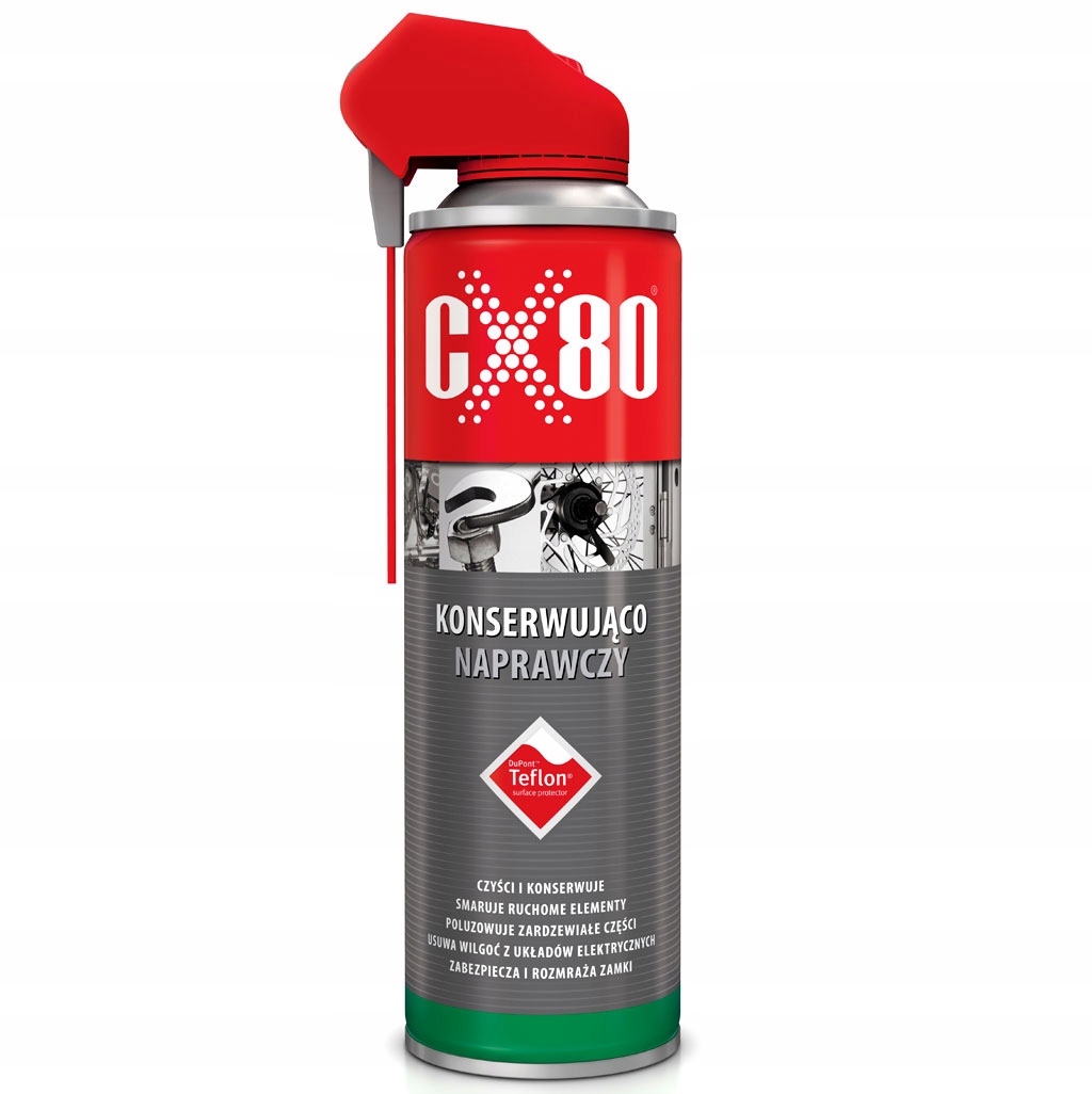 

CX80 Płyn Konserwująco-naprawczy Teflon 500ml Duo