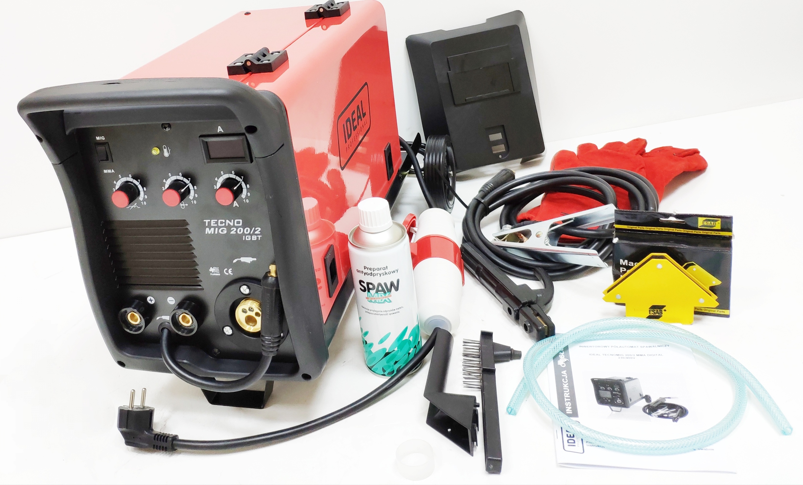 SPAWARKA INWERTOROWA IDEAL TECNO MIG 200 MMA 200/2