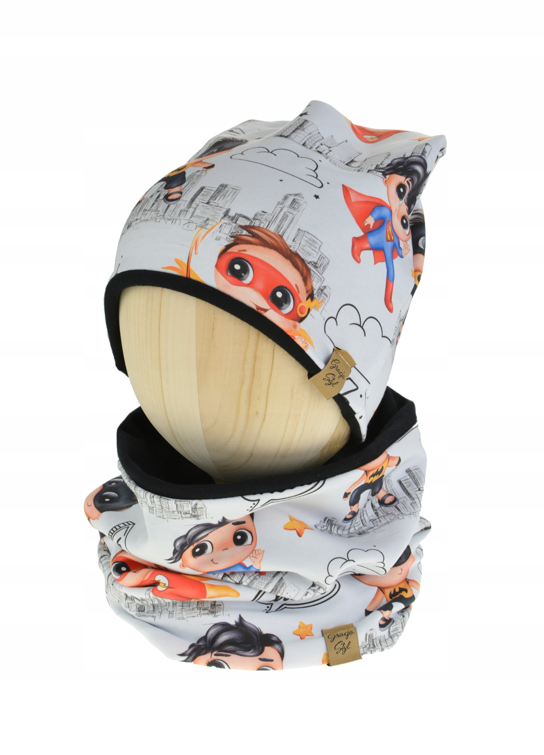 

Zestaw dla chłopca Czapka + Komin wzory 48-51