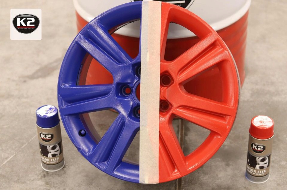 K2 резиновая фольга спрей пистолет обезжириватель красный