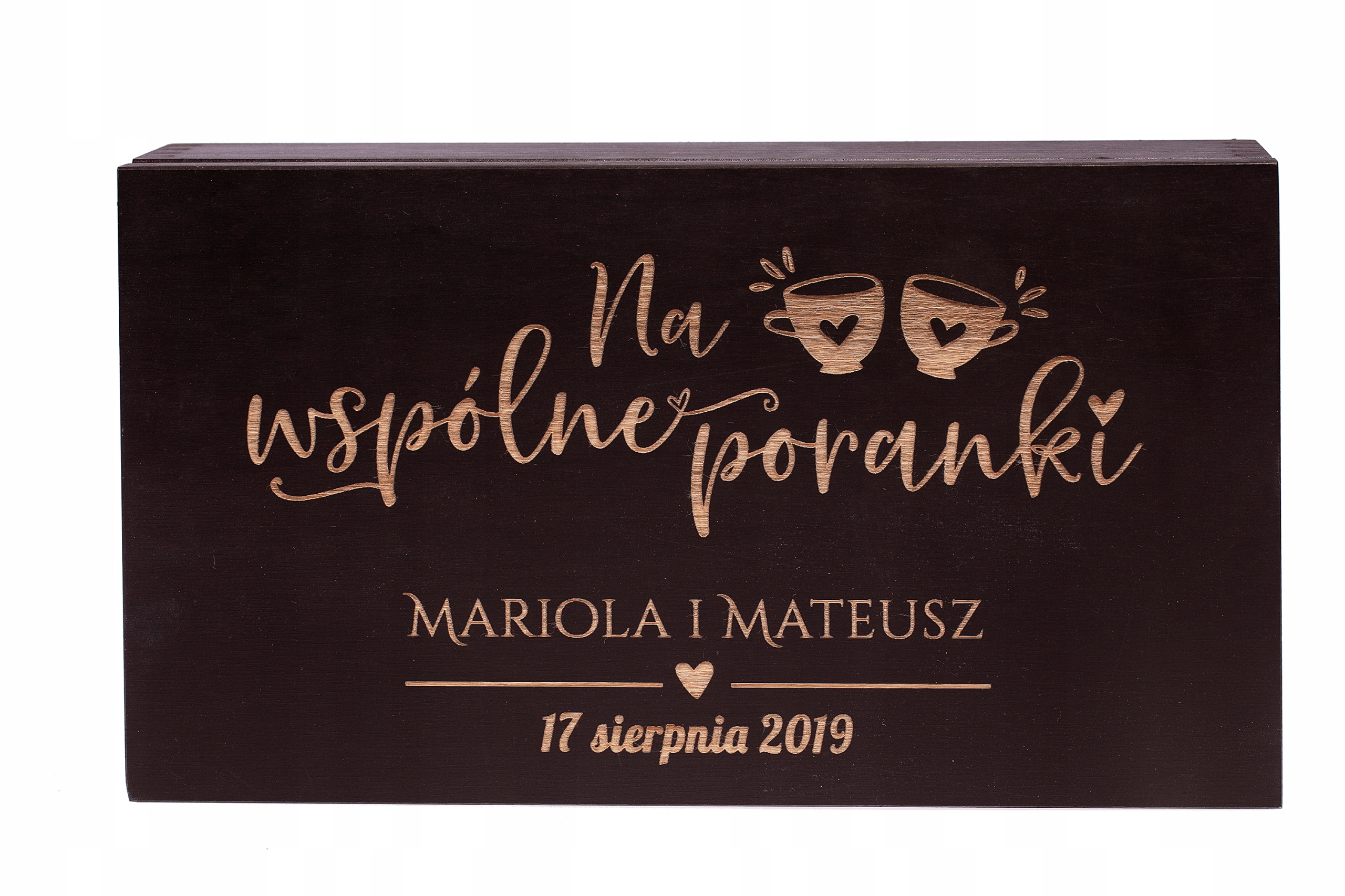 

Herbaciarka prezent ślub herbata grawer G28