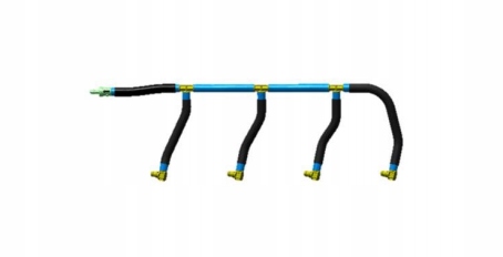 03L 130 - ОБРАТНЫЙ ТОПЛИВНЫЙ ШЛАНГ VW 1.6 TDI CR ASO