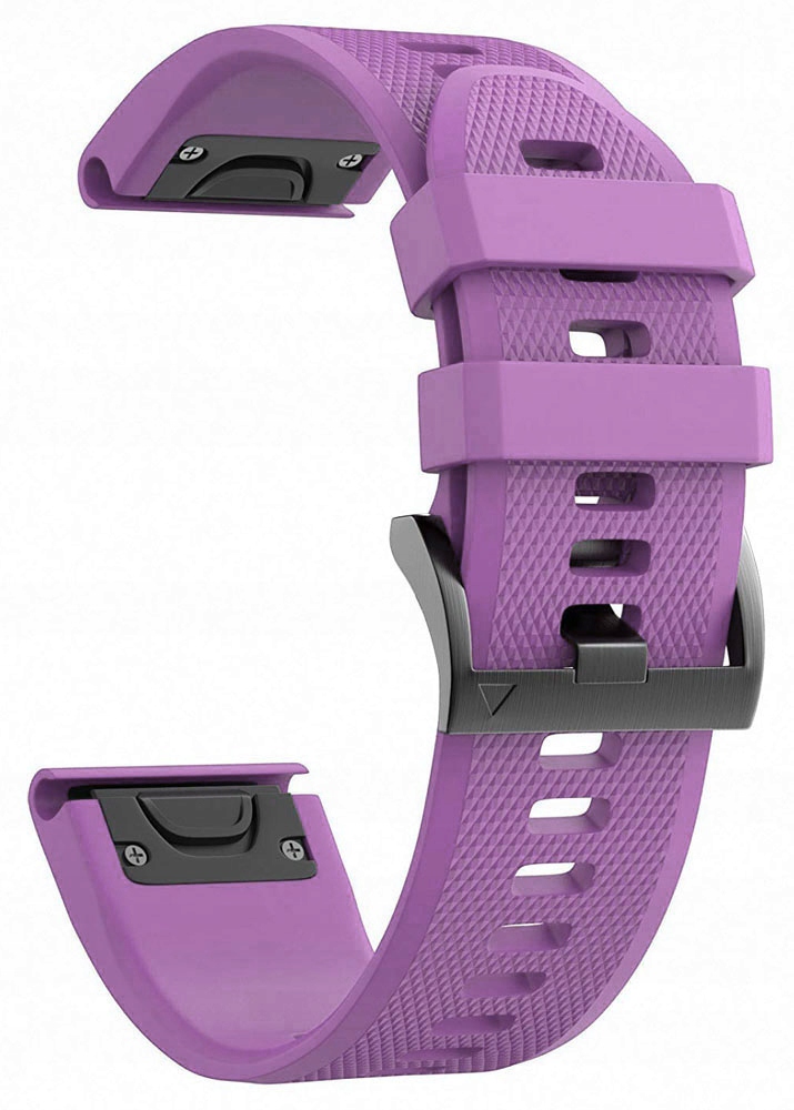 Fiolet Silikonowy Pasek Garmin Fenix 6 Quick Fit