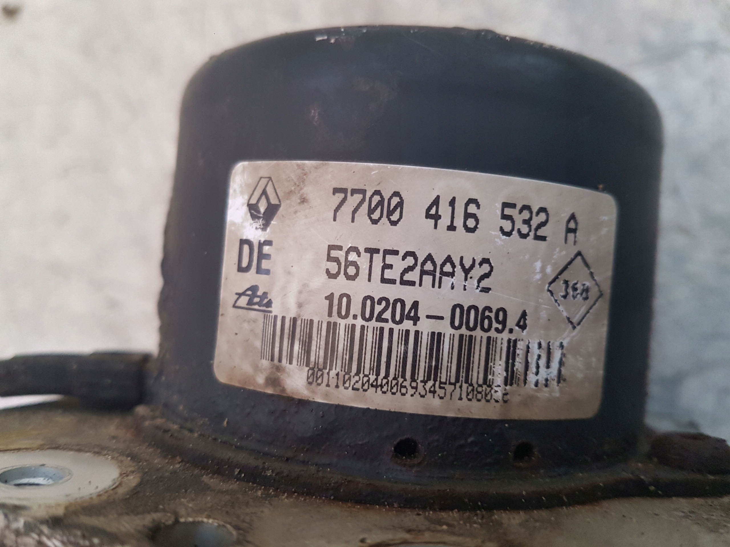 POMPA HAMULCOWA ABS RENAULT LAGUNA I 2.0 8V EU Producent części Renault OE