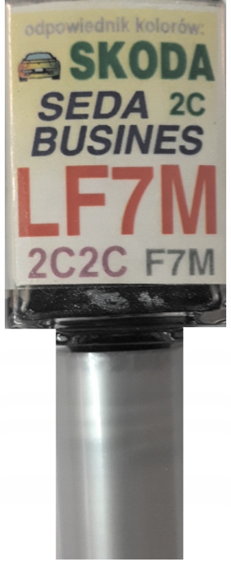 SKODA LF7M 2C2C SEDA BUSINES LAKIER SAMOCHODOWY ZAPRAWKA DO RYS 10 ML ARA
