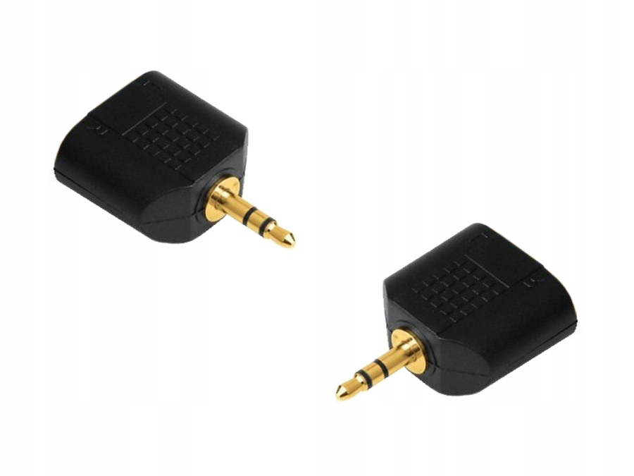 

Złącze wtyk jack 3,5mmstereo 2x gniazda jack 3,5