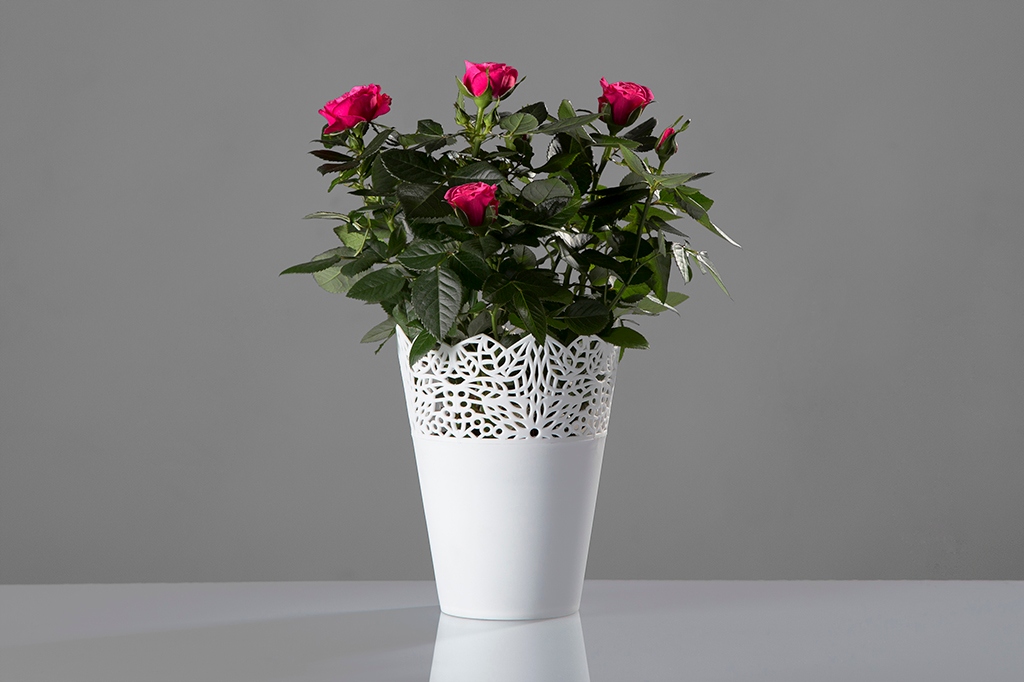 DONICZKA OSŁONKA POJEMNIK DONICA NA KWIATY Wysokość produktu 18 cm