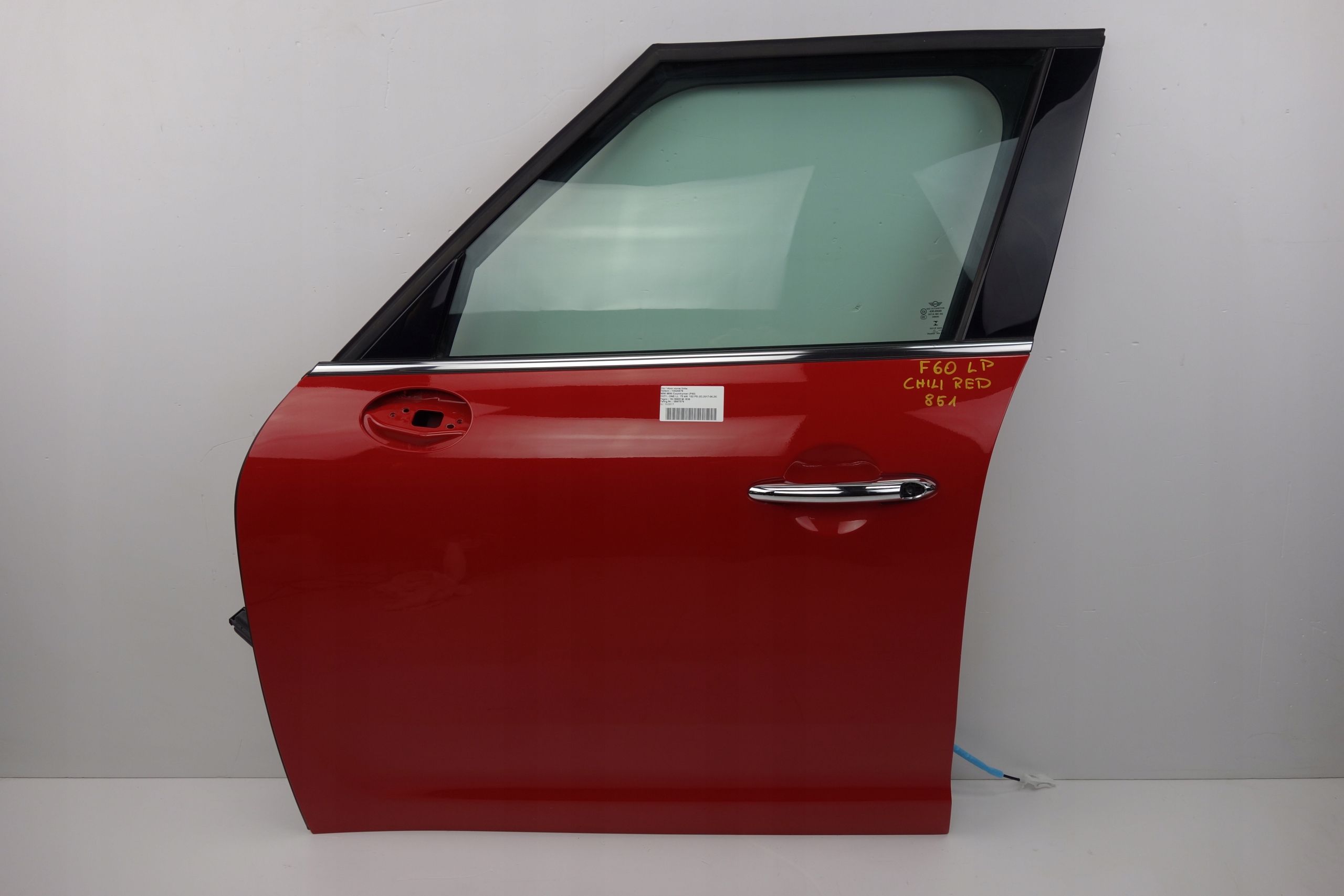 DRZWI LEWE PRZEDNIE MINI F60 CHILI RED 851