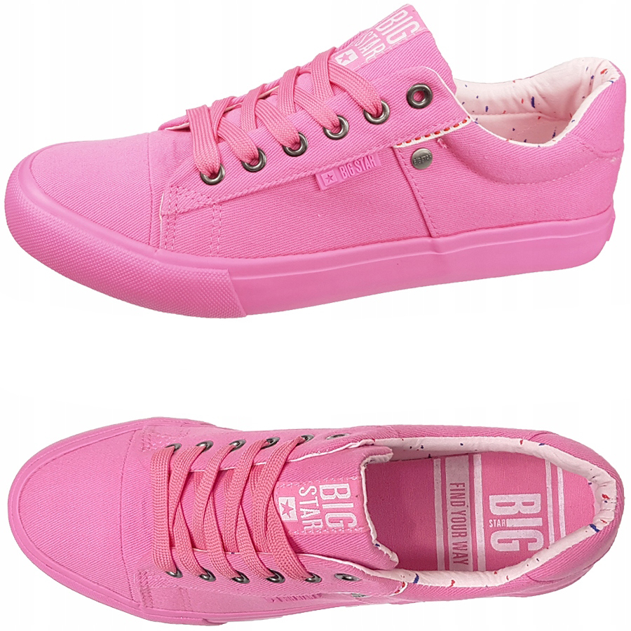 

Trampki Big Star damskie różowe buty AA274509 37