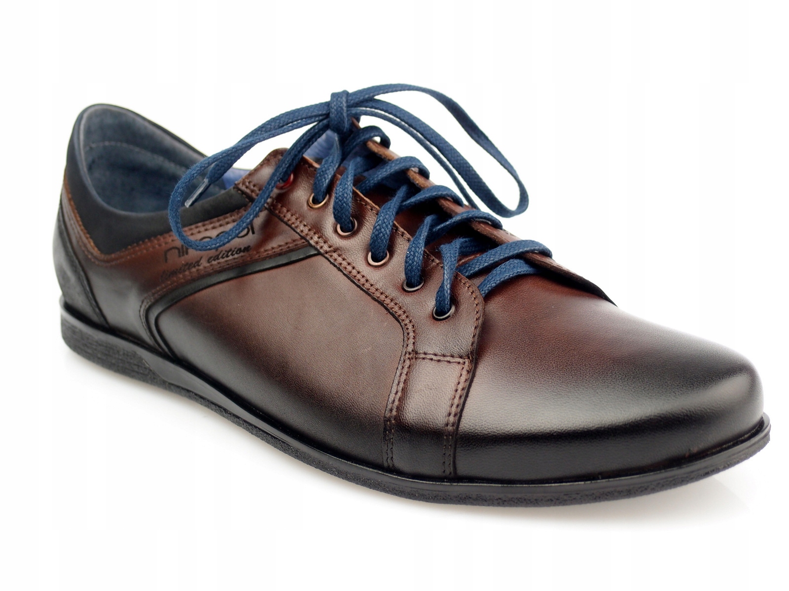 

Husar męskie buty Skóra PL1703 Nikopol brązC 39