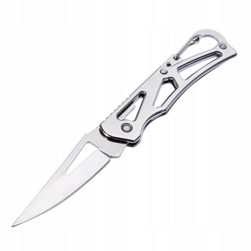 PŁASKI LEKKI NÓŻ SKŁADANY ESTETYCZNY CHROM JAKOŚĆ!