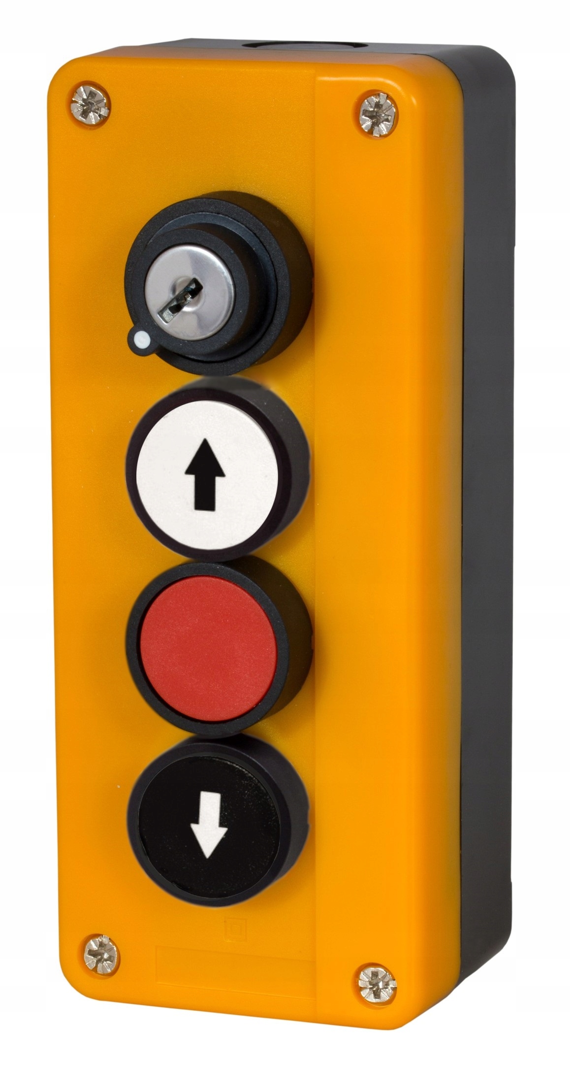 Кнопочный пост управления грузовым подъемником. Кнопочный пост на 3 кнопки реверсивный. Кнопка вверх вниз стоп. Кнопка вверх вниз стоп. Кнопка вверх вниз стоп.