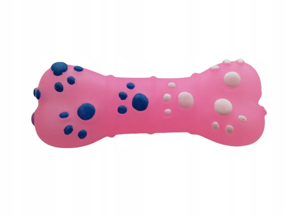 

gumowy gryzak kostka z piszczałką - wielkość 14 cm