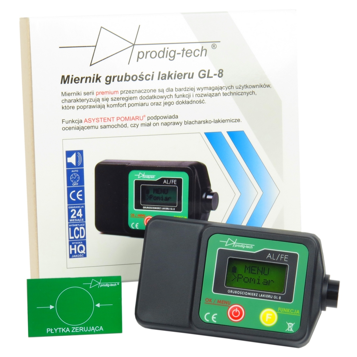 

Miernik, tester grubości lakieru GL-8