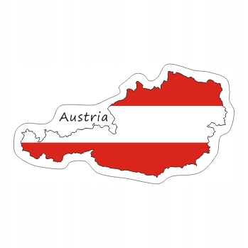 

Naklejka Austria na Walizkę Moto Auto Flaga