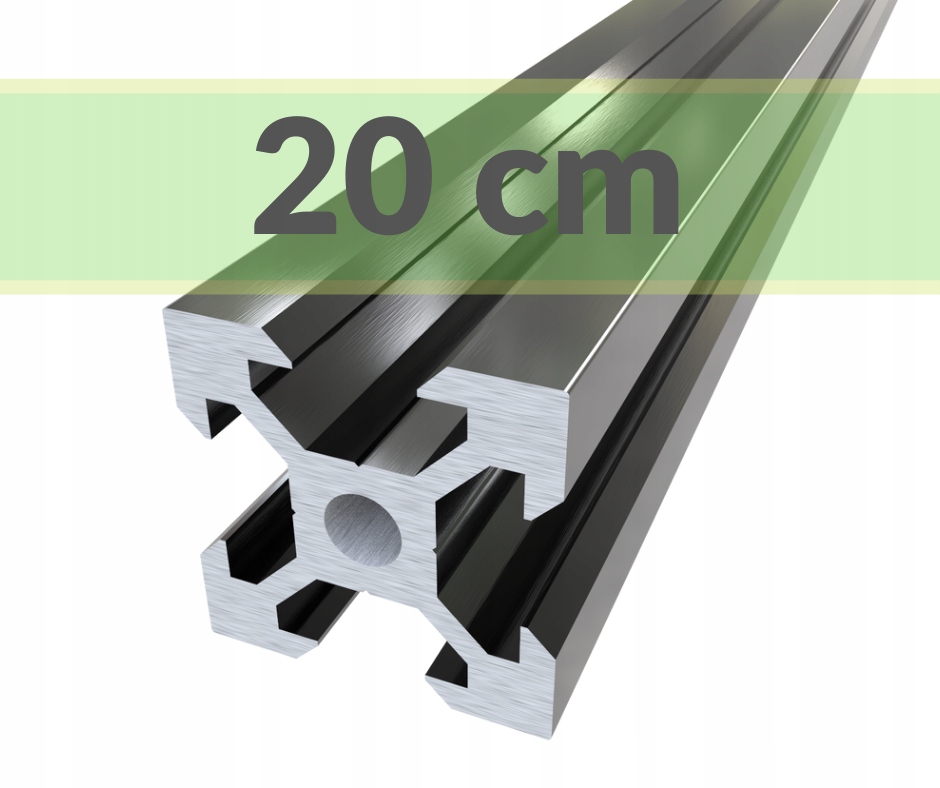 

Profil Aluminiowy Konstrukcyjny 20x20x200 V-slot