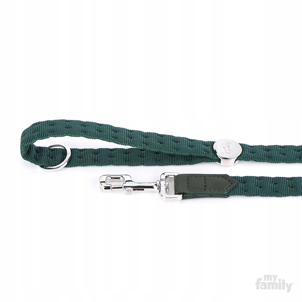 

MyFamily Milano Smycz Zielona Nylon M 110cm 5020
