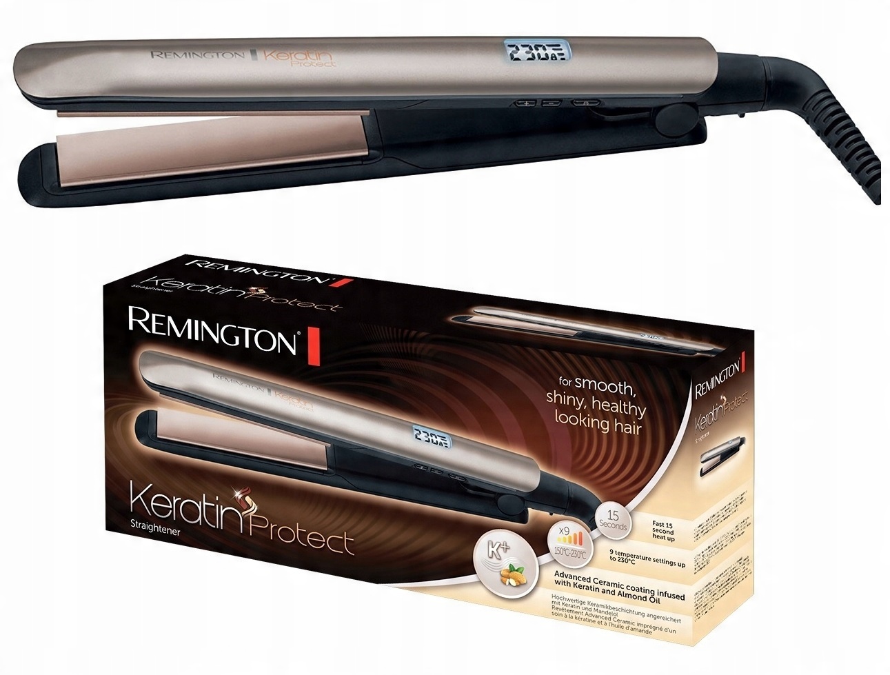 

Prostownica Remington Keratin Protect S8540