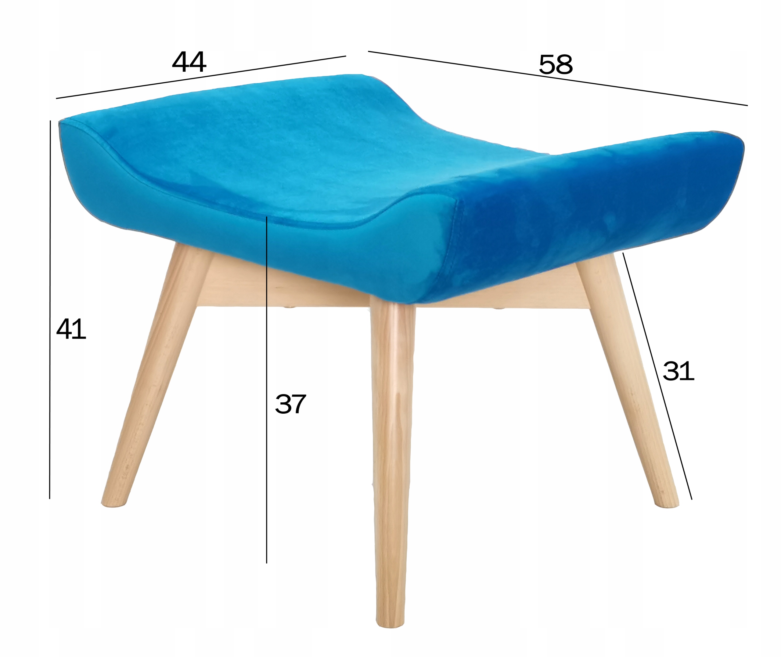 Podnóżek Pufa GRANDE SKANDYNAWSKI PRODUCENT Kolekcja Scandic