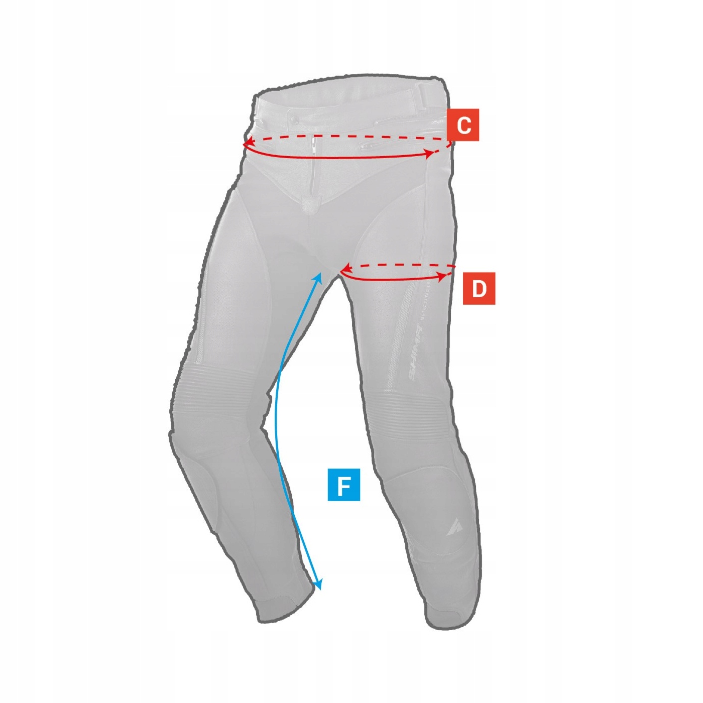 SHIMA APEX ST Skórzane Spodnie Motocyklowe GRATISY Rodzaj Męskie
