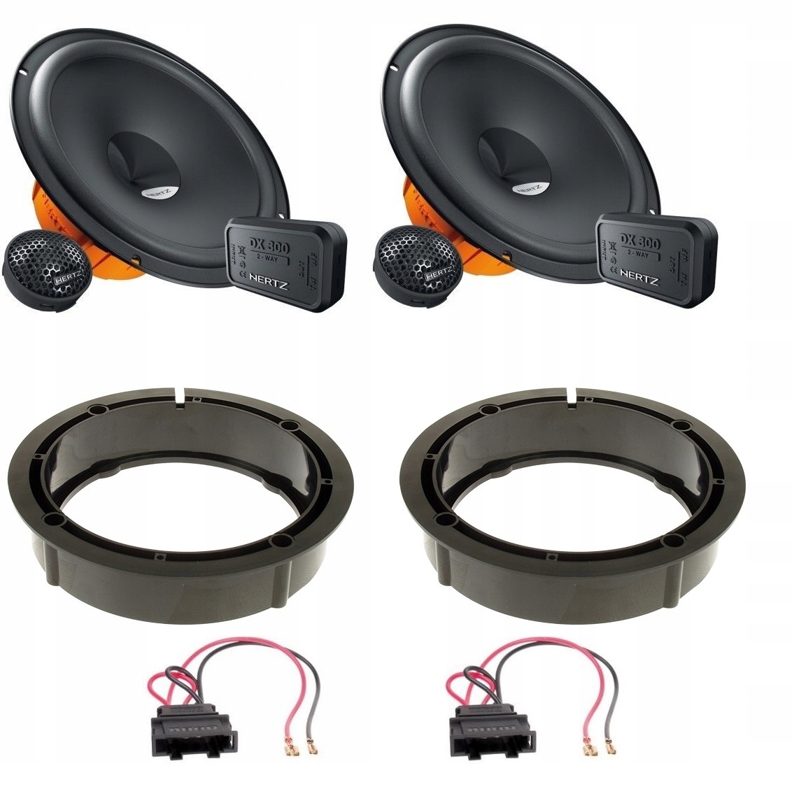 Hertz Dsk 165.3 Reproduktory 16,5 cm vzdálenosti Vw Golf 4 5 Passat B5 Škoda Seat