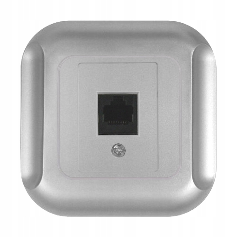 

Topaz Gniazdo P/t Komputerowe RJ45 kat.5e Srebrne
