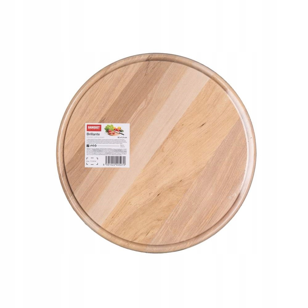 

Deska Kuchenna drewniana okrągła 32cm duża pizza