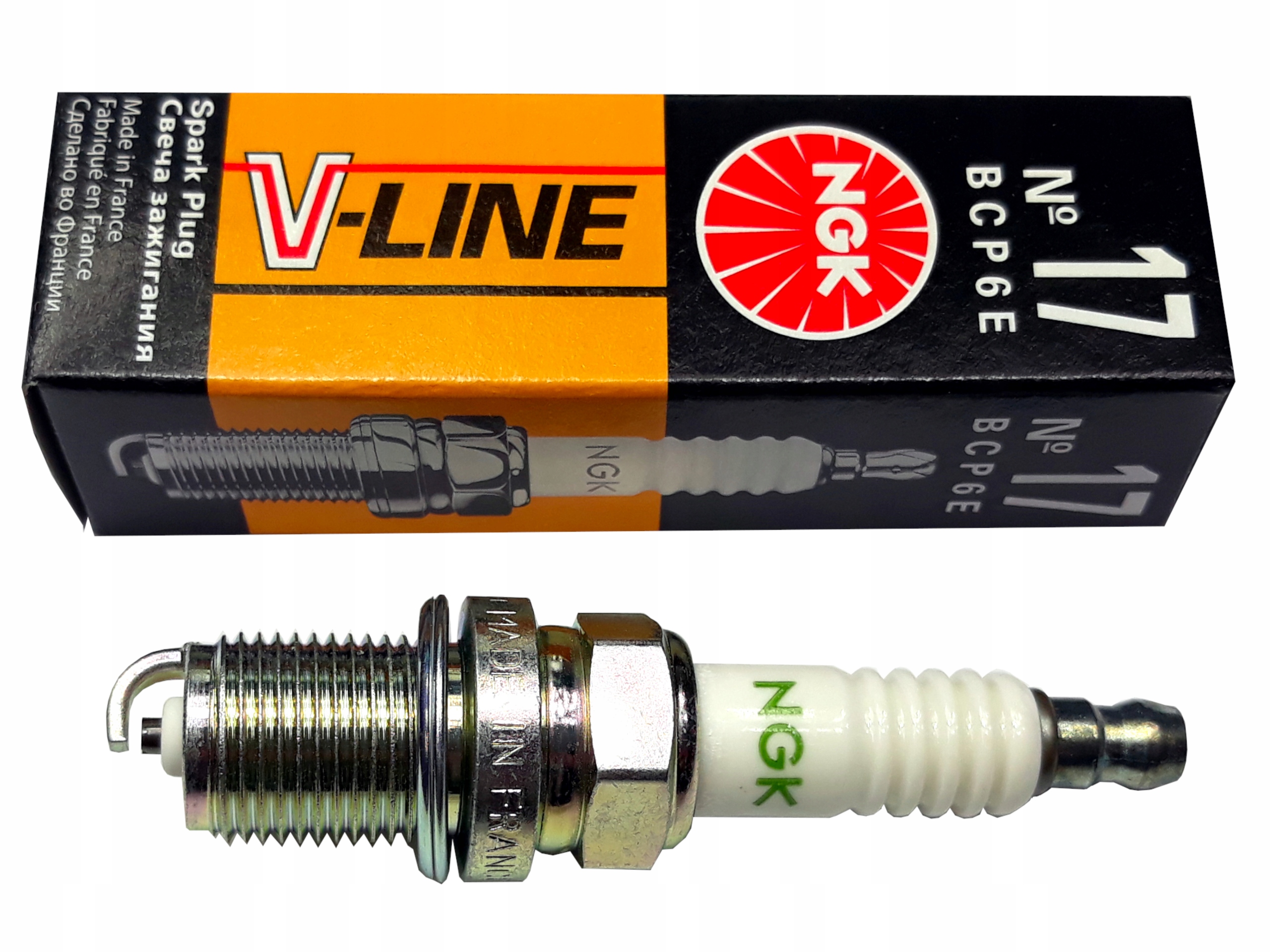 ŚWIECE ISKROWE NGK 4919 BCP6E V-LINE 17 KPL.4SZT BCP6E za 35 zł z ...