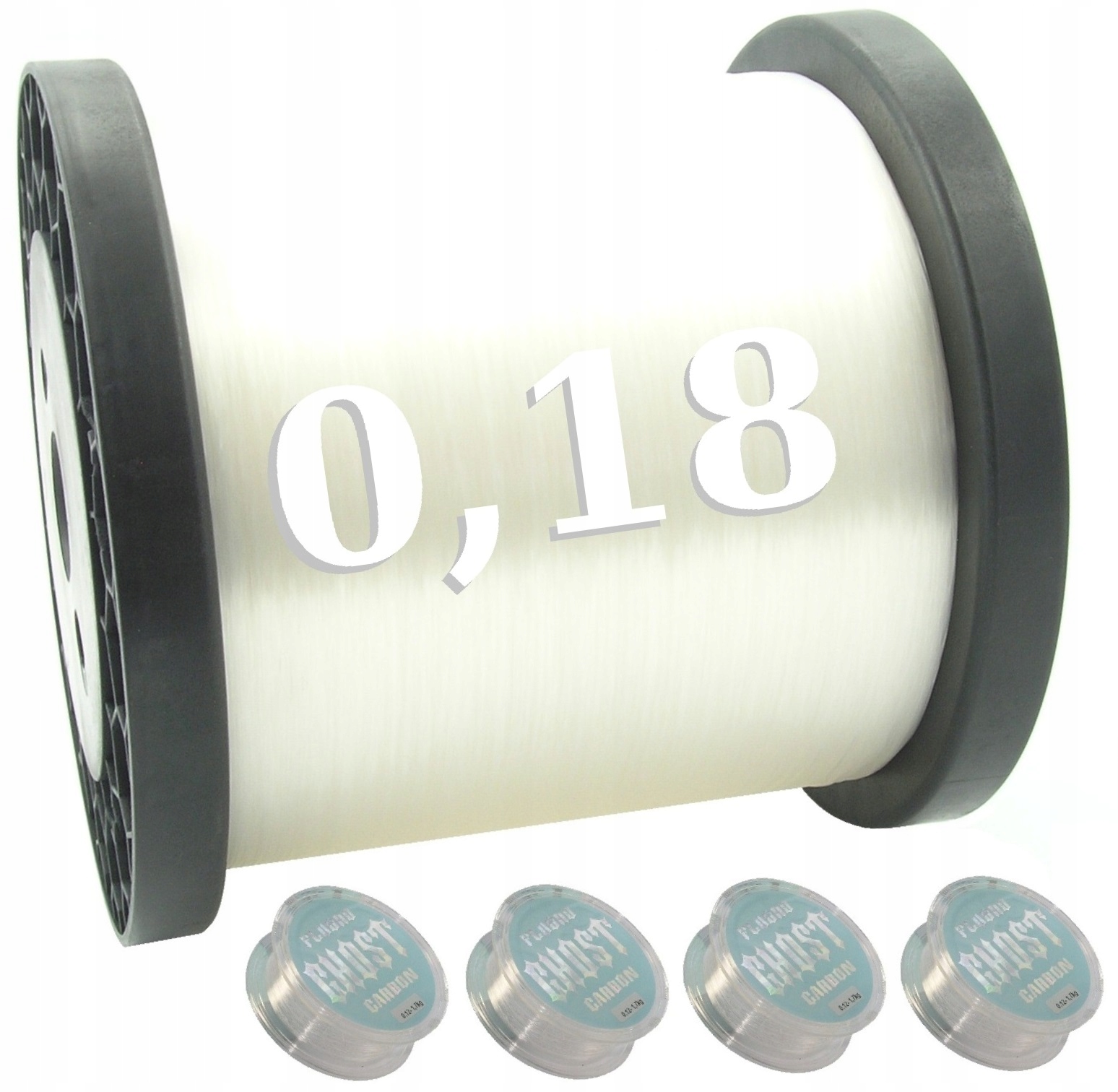 

Fluorocarbon Ghost 0,18 na metry 1szt.=25m
