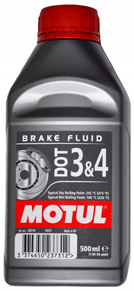 

Płyn Hamulcowy Motul Dot 3&4 0,5l DOT3 DOT4