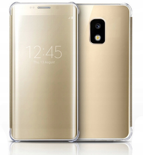 ETUI FLIP CLEAR VIEW DO SAMSUNG GALAXY J7 2017 Typ etui z klapką