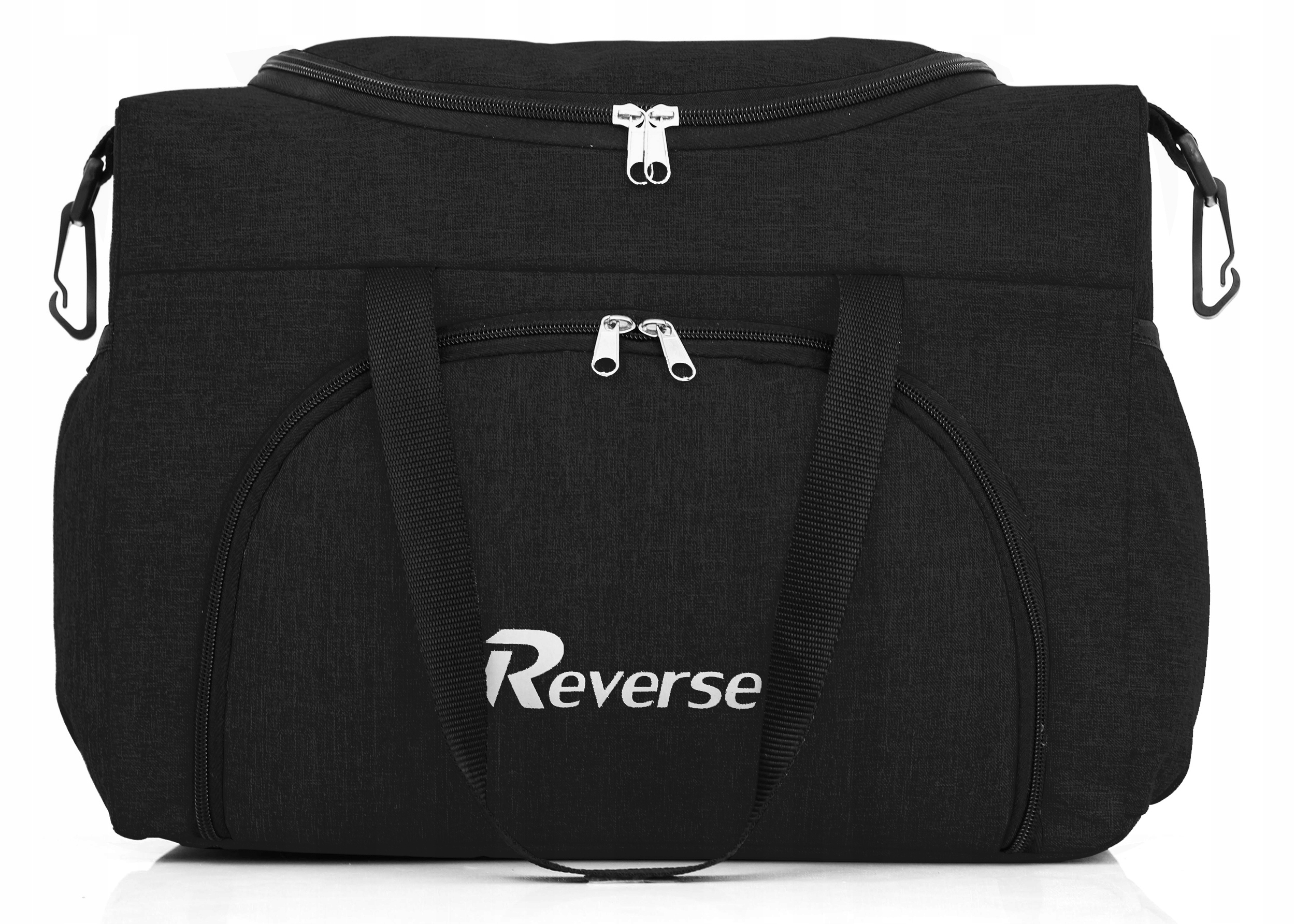 TORBA DO WÓZKA POLSKA UNIWERSALNA LEN MELANŻ JEANS Marka Reverse