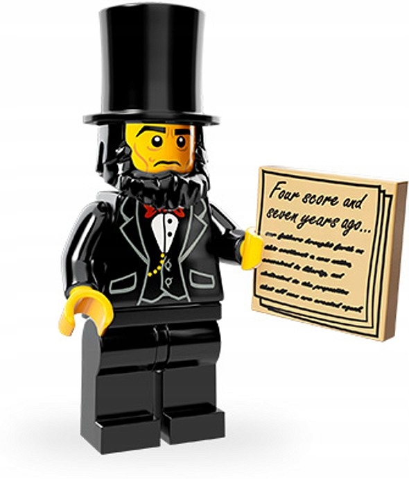 

Lego Minifigurka Movie Przygoda Abe Lincoln 71004