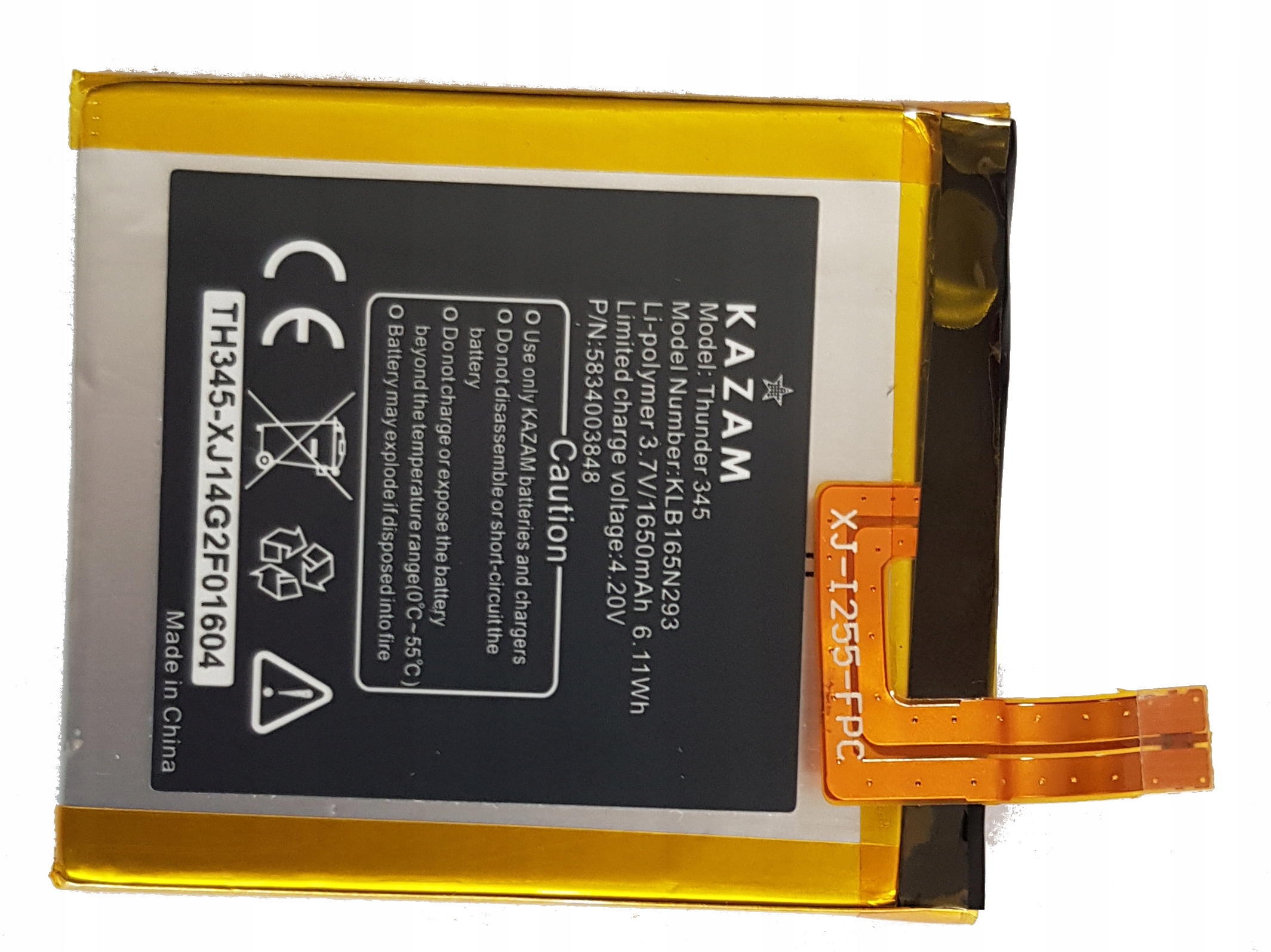 

Bateria Kazam Trooper 345 Oryginał