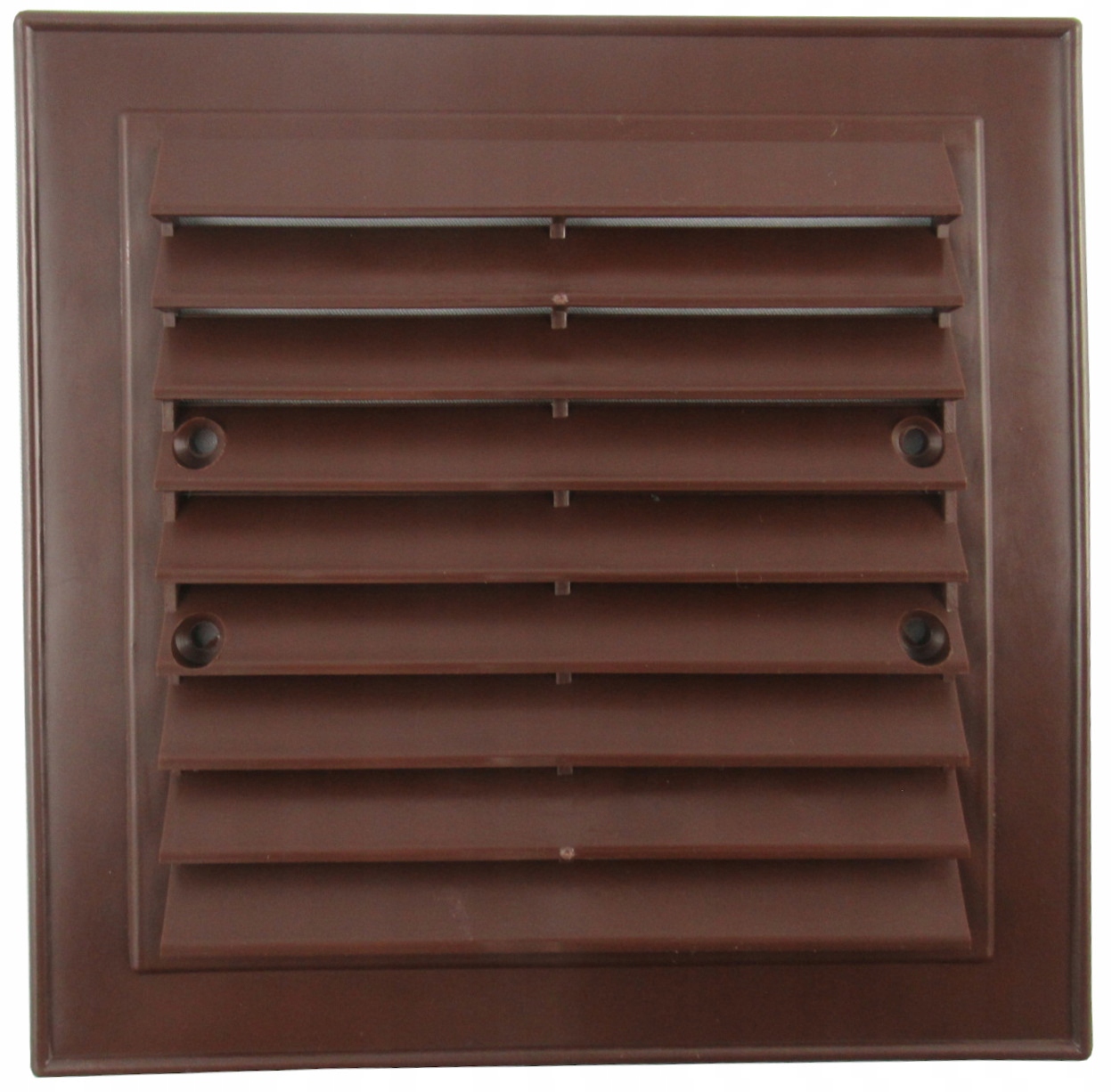 KRATKA WENTYLACYJNA 14 X 14 CM KOMIN SKOŚNA BRĄZ