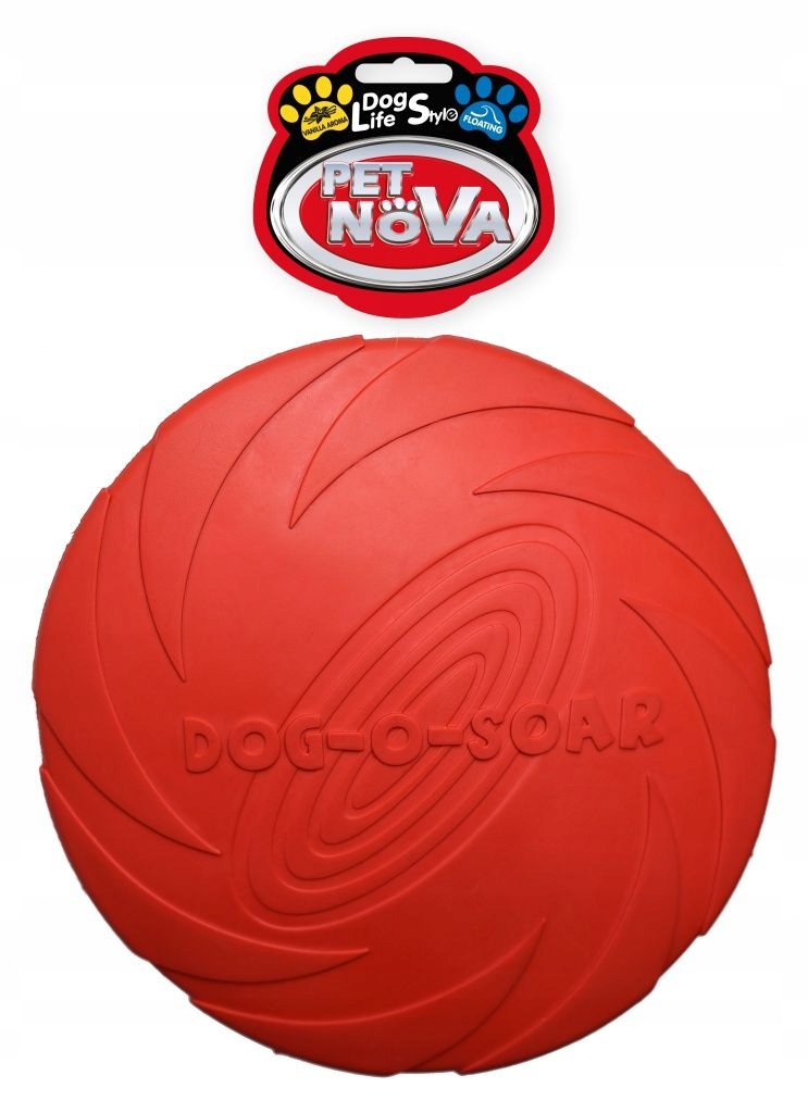 

Frisbee Dysk gumowy 22cm czerwony Pet Nova