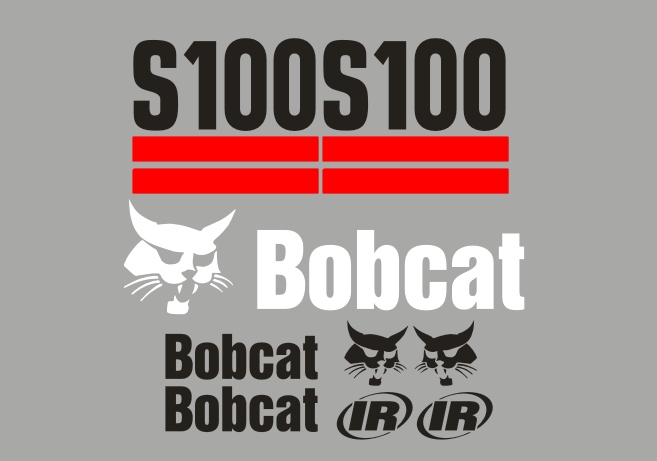 Samolepky s nálepkou Bobcat S100