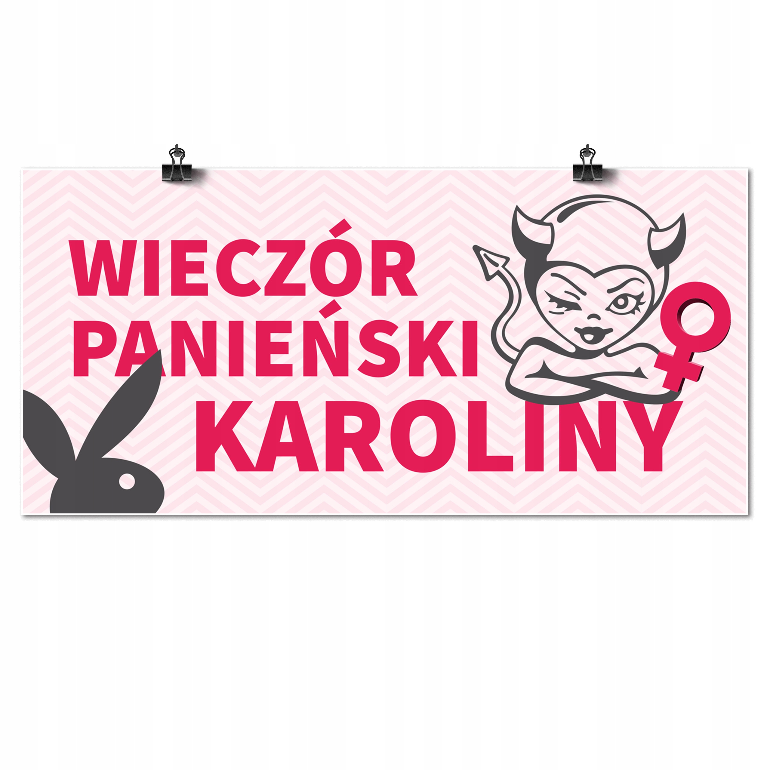 

Plakat Baner Wieczór Panieński Personalizowany