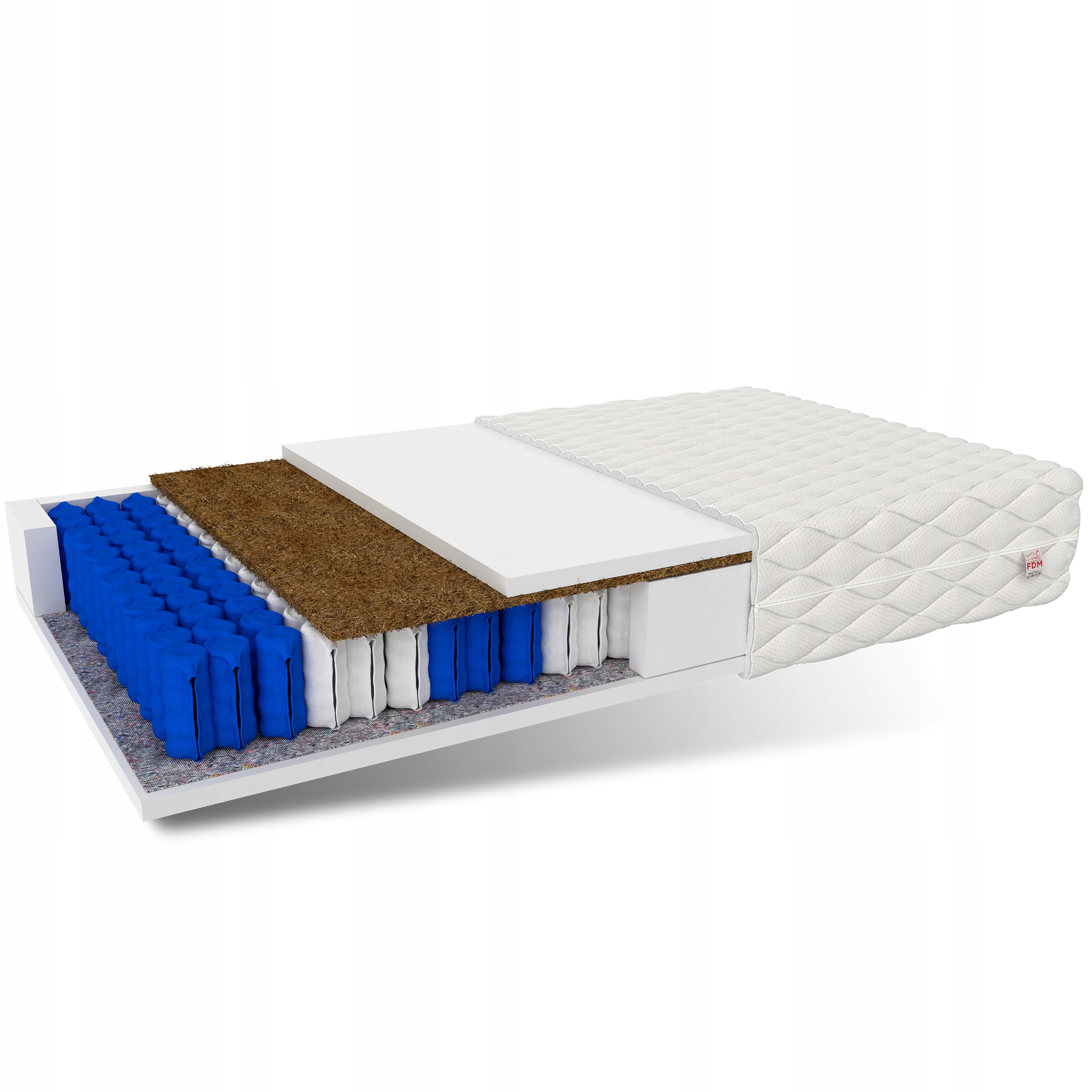 

Materac kieszeniowy z kokosem Fdm Vitoria 90x200