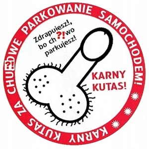 

Naklejki Na Samochód Tuning Wlepki Karny Kut*s