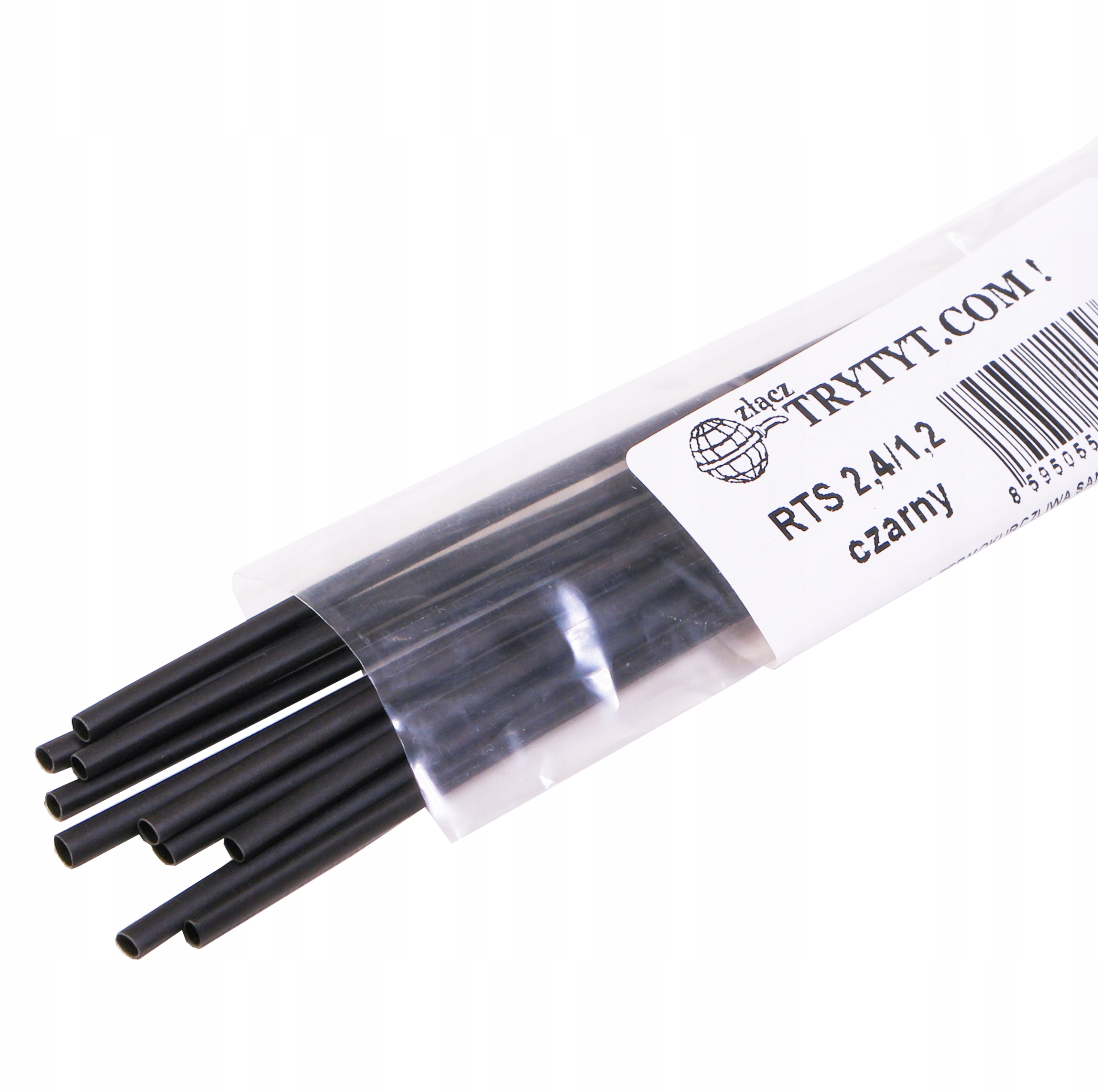 

Rurka Koszulka Termokurczliwa 2,4 1,2 10szt czarny