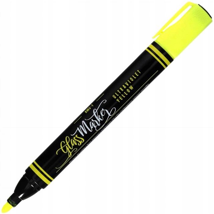 

Marker kredowy do szkła Rystor Uv okrągły żółty