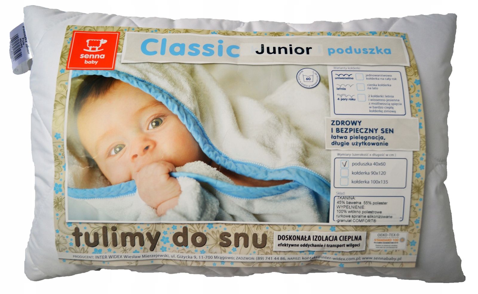 CLASSIC Poduszka Junior 40x60
