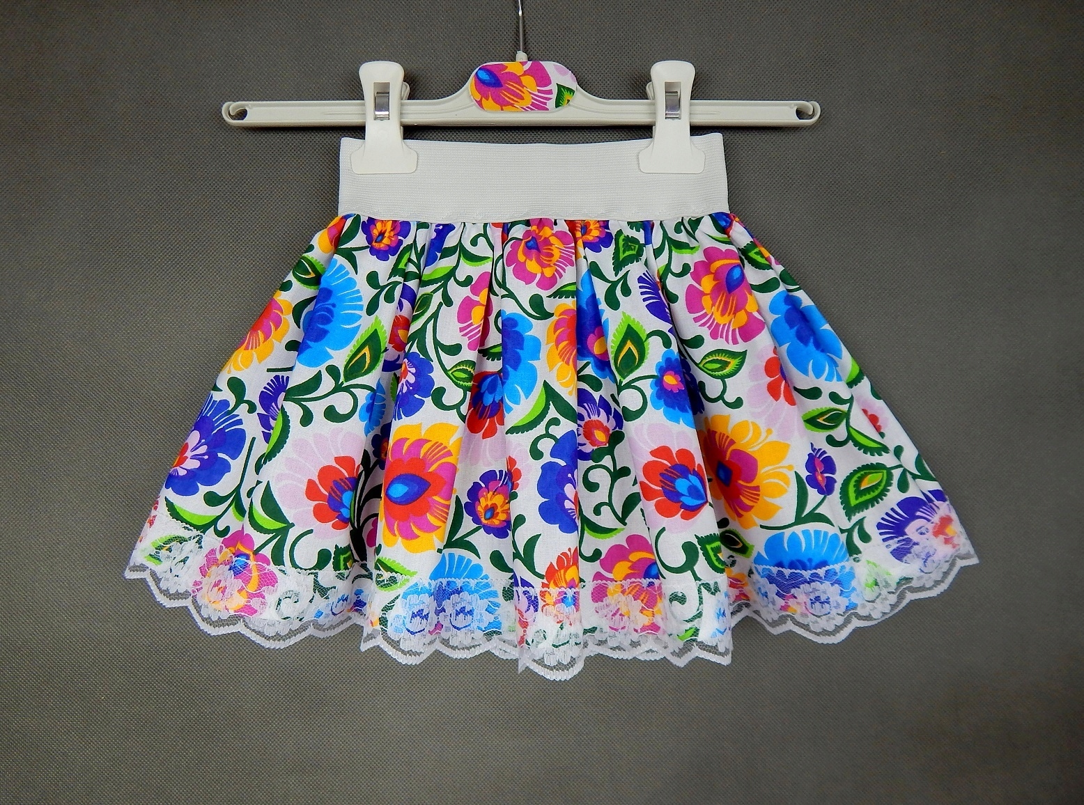 ŁOWICKA spódnica SPÓDNICZKA cleo góralska__5-8 lat Płeć dziewczynki