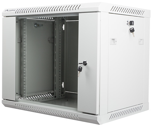 9U Szafa Rack wisząca 19" 450 Szara Lanberg
